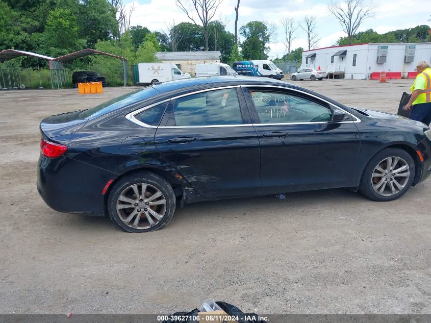 2015 Chrysler 200 Limited VIN: 1C3CCCAB5FN607436 Lot: 39627106