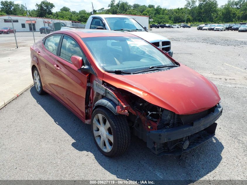 2011 Hyundai Elantra Limited (Ulsan Plant) VIN: KMHDH4AE5BU155212 Lot: 39627119