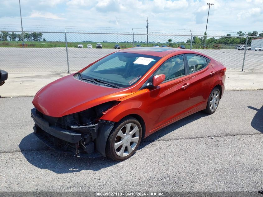 2011 Hyundai Elantra Limited (Ulsan Plant) VIN: KMHDH4AE5BU155212 Lot: 39627119