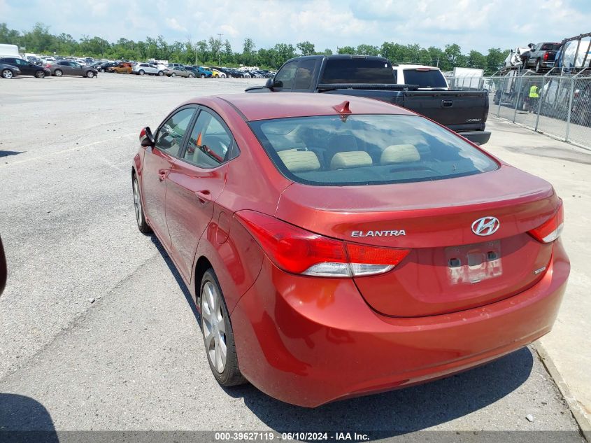 2011 Hyundai Elantra Limited (Ulsan Plant) VIN: KMHDH4AE5BU155212 Lot: 39627119