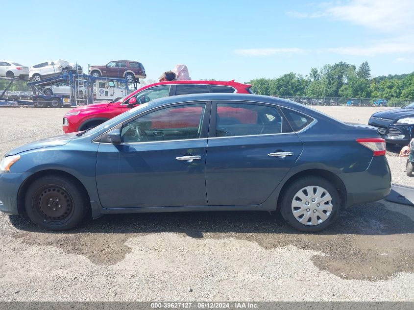 2014 Nissan Sentra Fe+ S/Fe+ Sv/S/Sl/Sr/Sv VIN: 1N4AB7AP5EN852556 Lot: 39627127