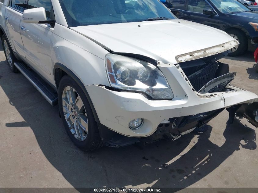 2010 GMC Acadia Slt-1 VIN: 1GKLRMED1AJ232774 Lot: 39627135