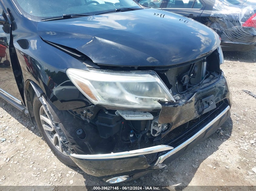 2013 Nissan Pathfinder Sl VIN: 5N1AR2MM2DC686819 Lot: 39627145