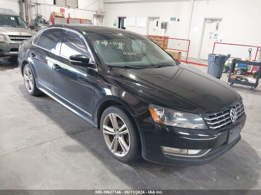 2014 Volkswagen Passat 2.0L Tdi Sel Premium VIN: 1VWCN7A31EC010880 Lot: 39627146