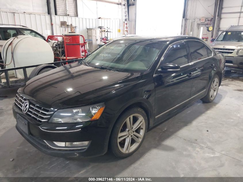 2014 Volkswagen Passat 2.0L Tdi Sel Premium VIN: 1VWCN7A31EC010880 Lot: 39627146