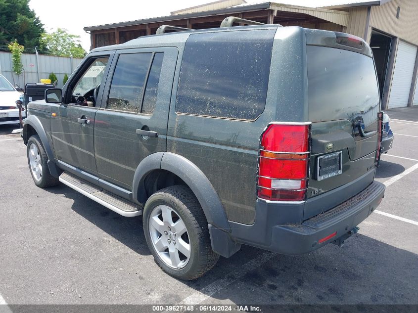 2005 Land Rover Lr3 Hse VIN: SALAG25405A349192 Lot: 39627148