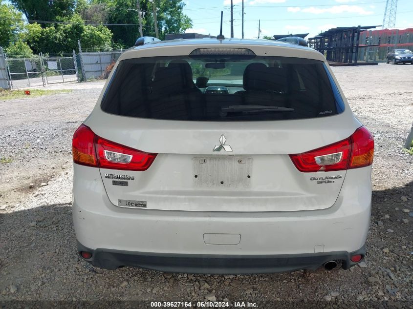 2013 Mitsubishi Outlander Sport Le VIN: 4A4AR5AU4DE022254 Lot: 39627164