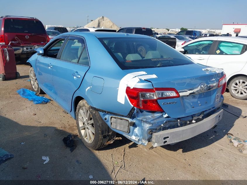 2013 Toyota Camry Xle VIN: 4T4BF1FKXDR284274 Lot: 39627192