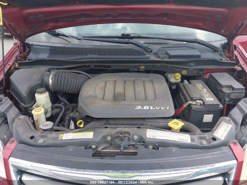 2011 Chrysler Town & Country Touring VIN: 2A4RR5DGXBR750722 Lot: 39627194