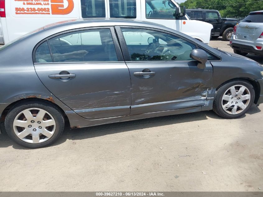 2009 Honda Civic Lx VIN: 2HGFA16549H368787 Lot: 39627210