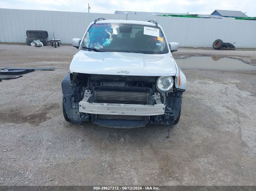 2018 Jeep Renegade Latitude Fwd VIN: ZACCJABB8JPG70941 Lot: 39627212