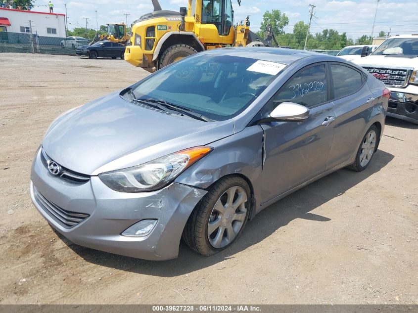 2013 Hyundai Elantra Limited VIN: KMHDH4AEXDU722548 Lot: 39627228