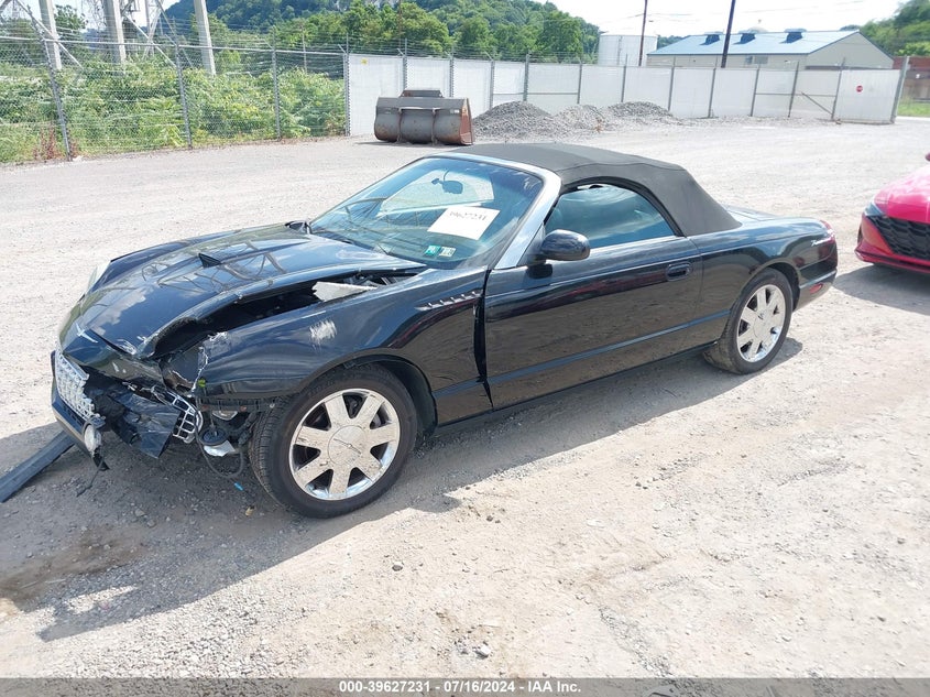 2002 Ford Thunderbird VIN: 1FAHP60A72Y115280 Lot: 39627231