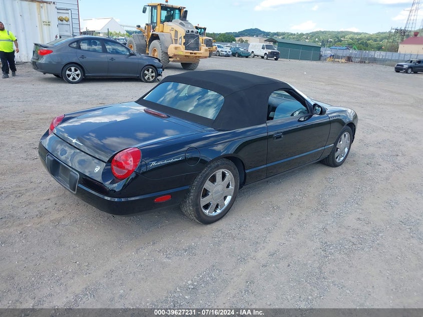2002 Ford Thunderbird VIN: 1FAHP60A72Y115280 Lot: 39627231