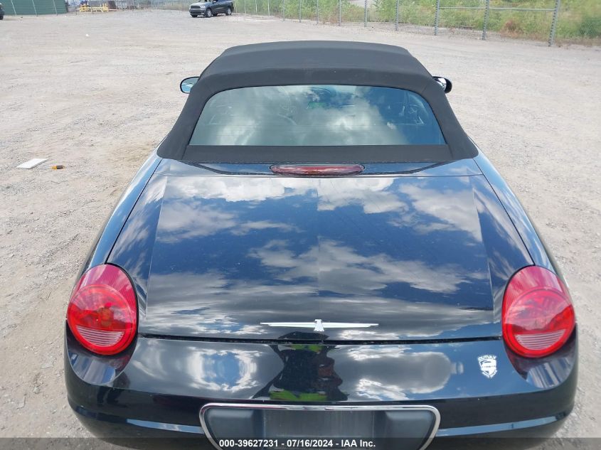 2002 Ford Thunderbird VIN: 1FAHP60A72Y115280 Lot: 39627231