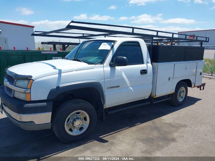 2003 Chevrolet Silverado 2500Hd Work Truck VIN: 1GCHC24U23E101244 Lot: 39627232