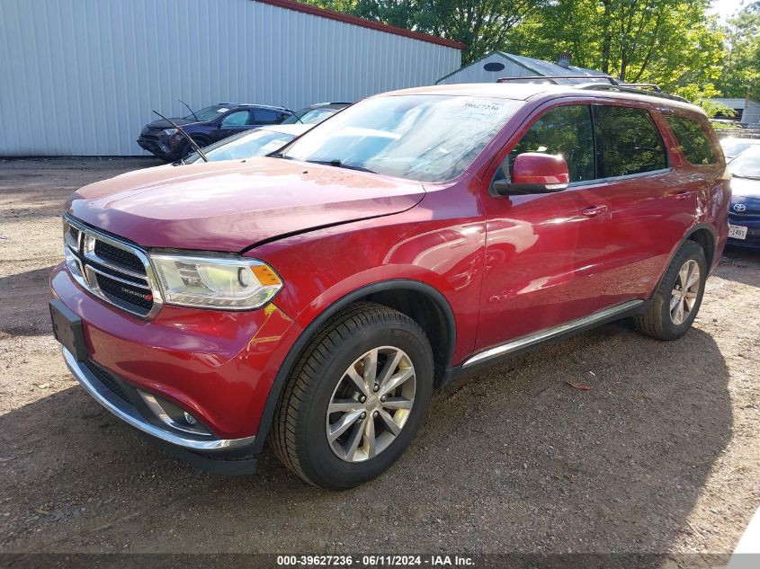 2015 Dodge Durango Limited VIN: 1C4RDJDG0FC148326 Lot: 39627236