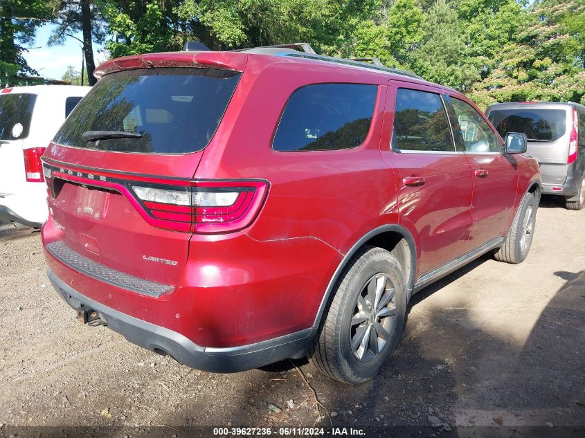 2015 Dodge Durango Limited VIN: 1C4RDJDG0FC148326 Lot: 39627236