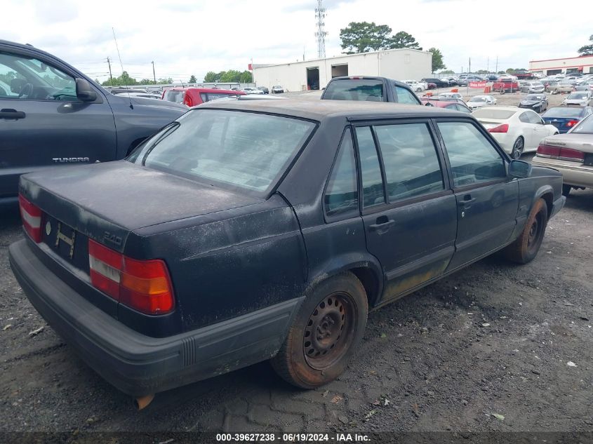 1994 Volvo 940 VIN: YV1JS8315R1177209 Lot: 39627238