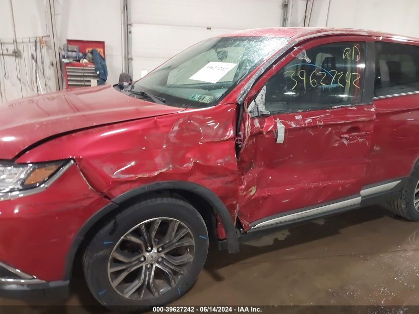 2017 Mitsubishi Outlander Es VIN: JA4AZ2A37HZ011240 Lot: 39627242