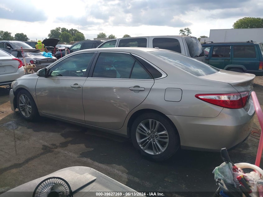 2015 Toyota Camry Se VIN: 4T1BF1FK3FU114903 Lot: 39627269