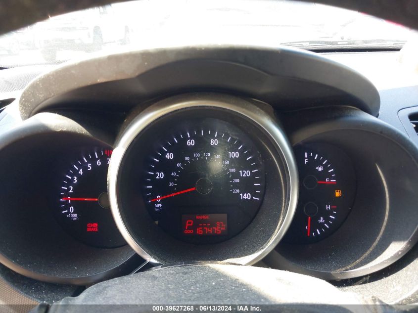 2012 Kia Soul ! VIN: KNDJT2A63C7432782 Lot: 39627268