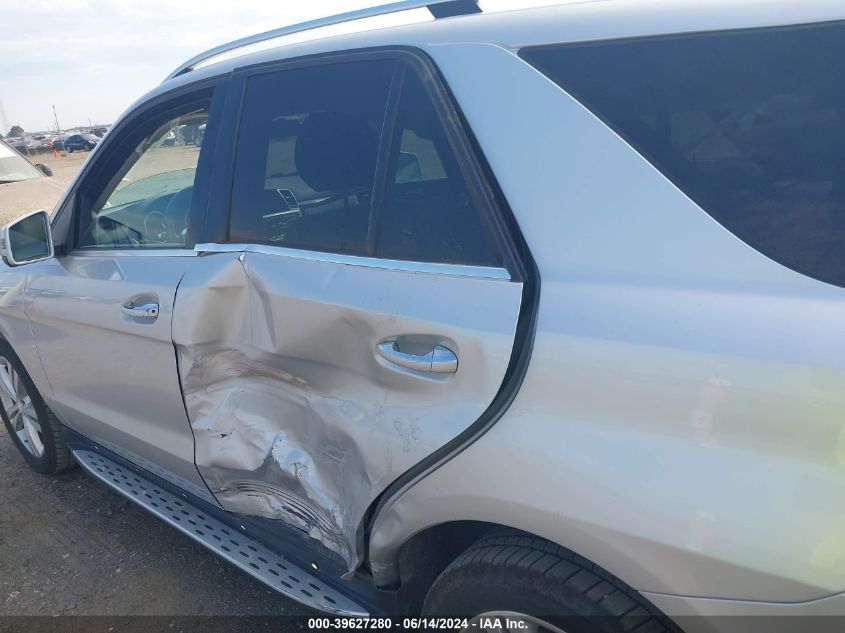 2013 Mercedes-Benz Ml 350 4Matic VIN: 4JGDA5HB9DA224039 Lot: 39627280