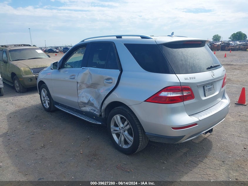 2013 Mercedes-Benz Ml 350 4Matic VIN: 4JGDA5HB9DA224039 Lot: 39627280