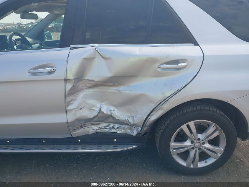 2013 Mercedes-Benz Ml 350 4Matic VIN: 4JGDA5HB9DA224039 Lot: 39627280