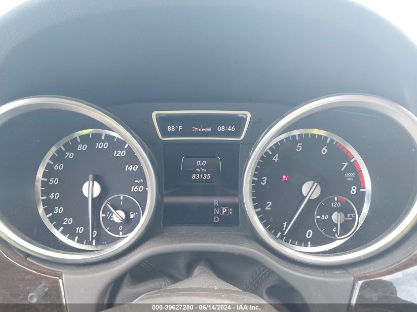 2013 Mercedes-Benz Ml 350 4Matic VIN: 4JGDA5HB9DA224039 Lot: 39627280