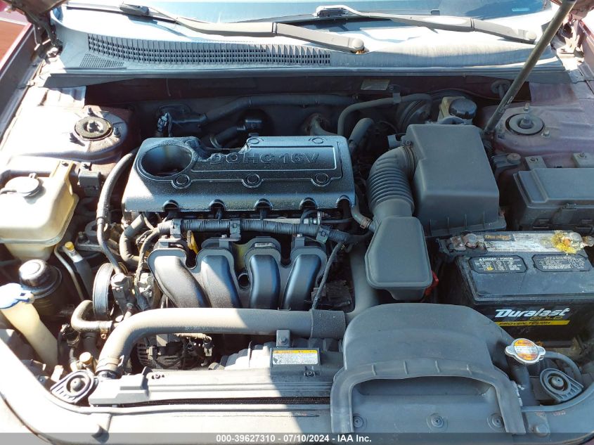 2009 Hyundai Sonata Gls VIN: 5NPET46C59H526887 Lot: 39627310