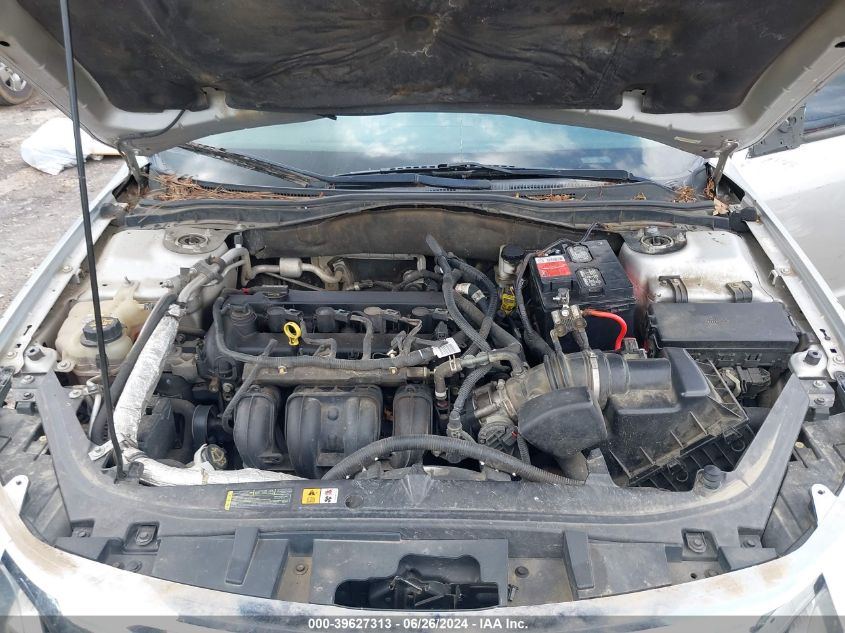 2011 Ford Fusion S VIN: 3FAHP0GAXBR344327 Lot: 39627313