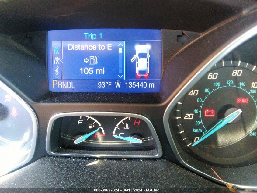 2014 Ford Focus Se VIN: 1FADP3F20EL104801 Lot: 39627324