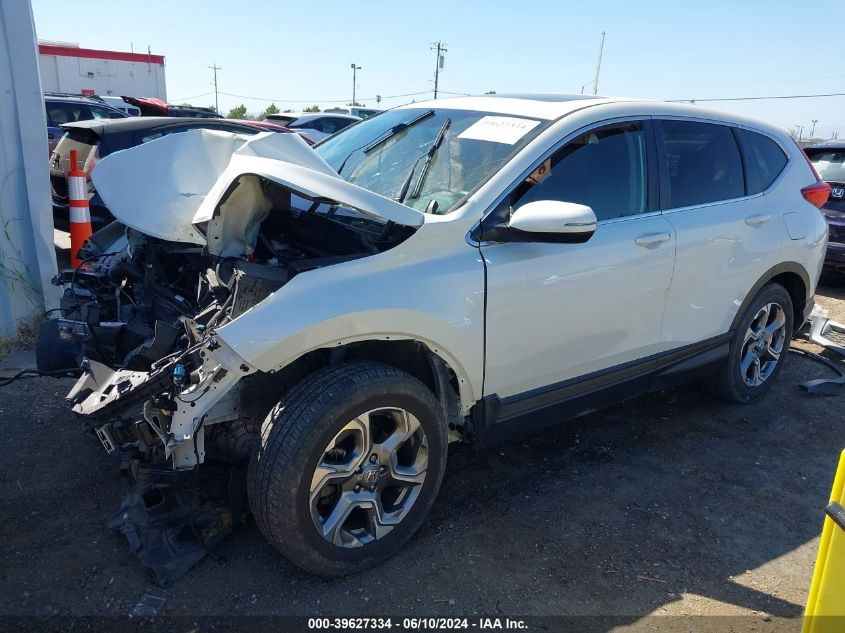 2018 Honda Cr-V Ex-L/Ex-L Navi VIN: 2HKRW2H83JH640297 Lot: 39627334