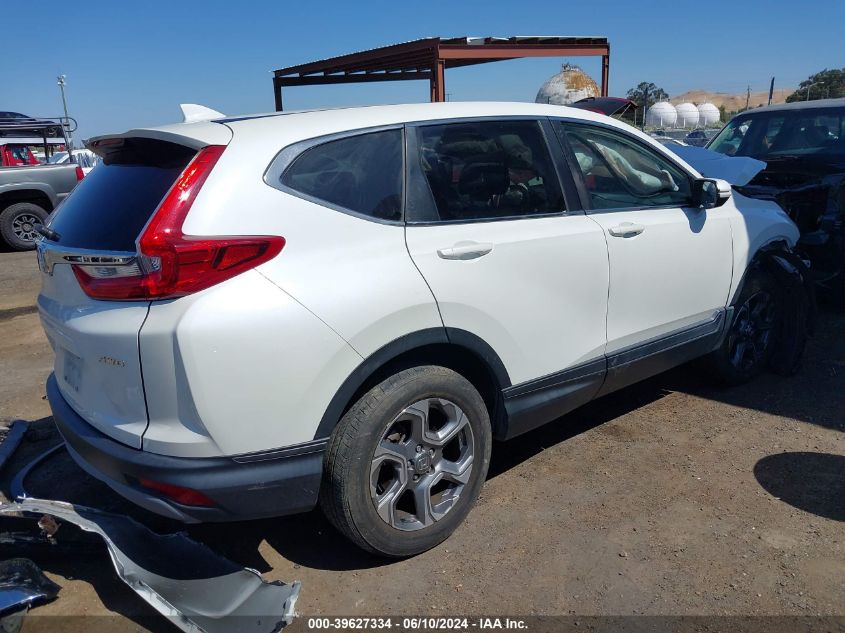 2018 Honda Cr-V Ex-L/Ex-L Navi VIN: 2HKRW2H83JH640297 Lot: 39627334