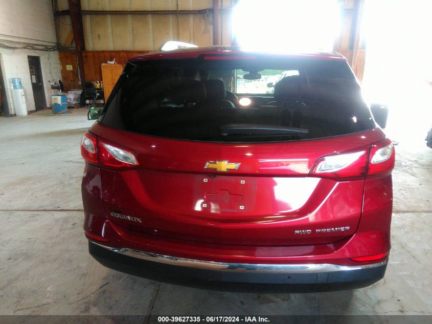 2019 Chevrolet Equinox Premier VIN: 2GNAXXEV8K6171335 Lot: 39627335