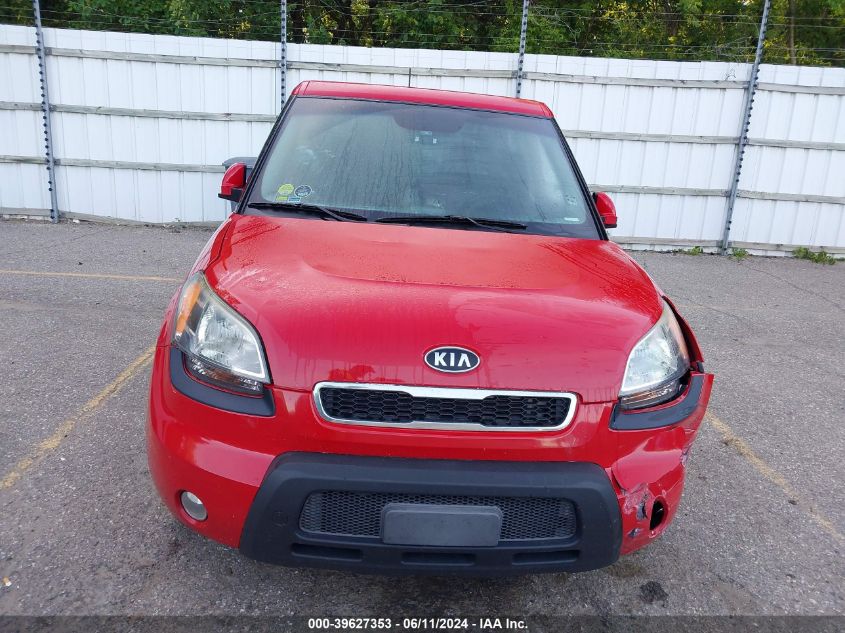 2011 Kia Soul + VIN: KNDJT2A26B7329352 Lot: 39627353