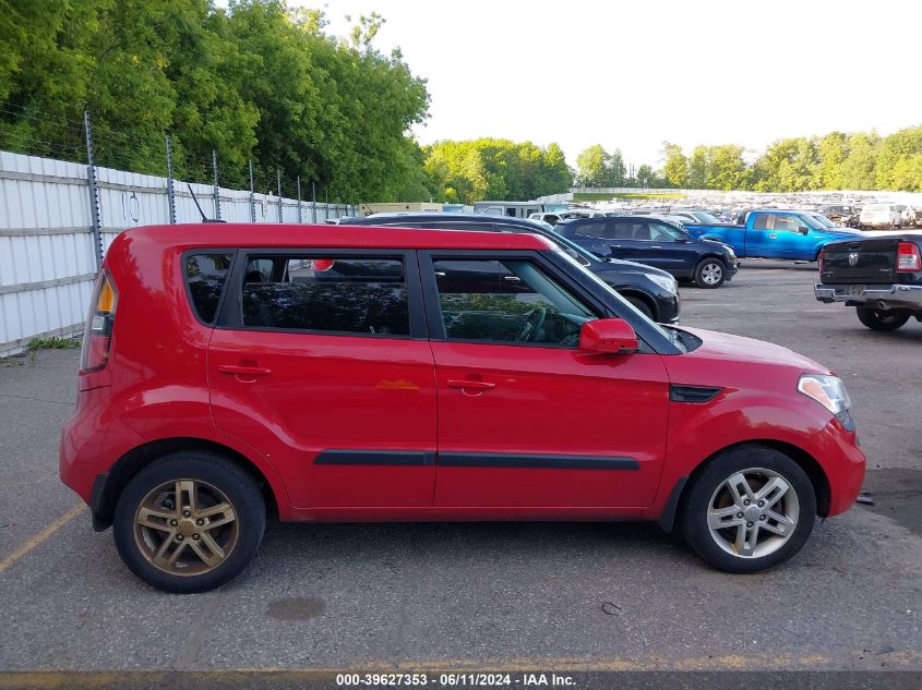 2011 Kia Soul + VIN: KNDJT2A26B7329352 Lot: 39627353
