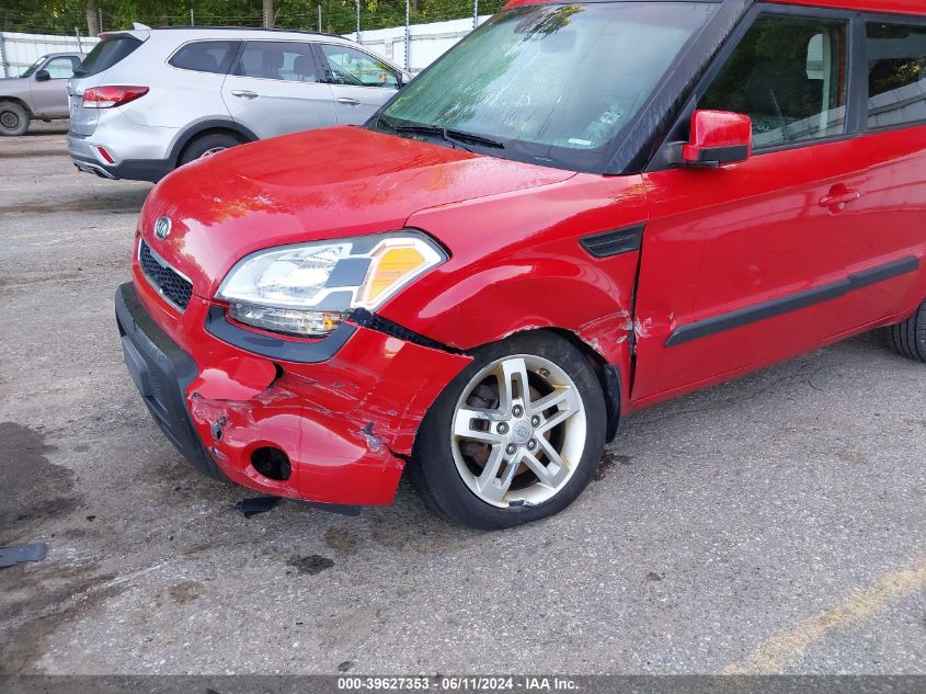 2011 Kia Soul + VIN: KNDJT2A26B7329352 Lot: 39627353