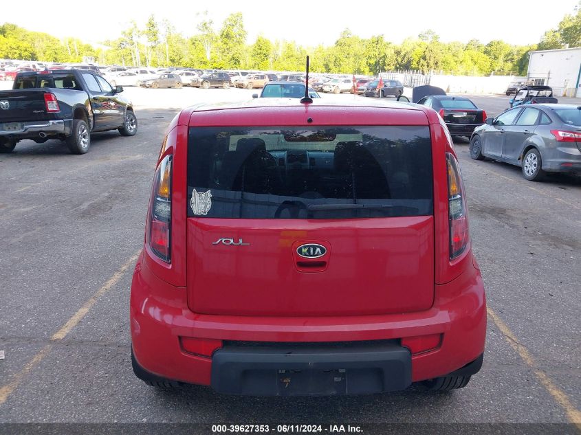 2011 Kia Soul + VIN: KNDJT2A26B7329352 Lot: 39627353