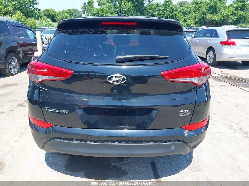 2018 Hyundai Tucson Se VIN: KM8J2CA42JU639438 Lot: 39627359