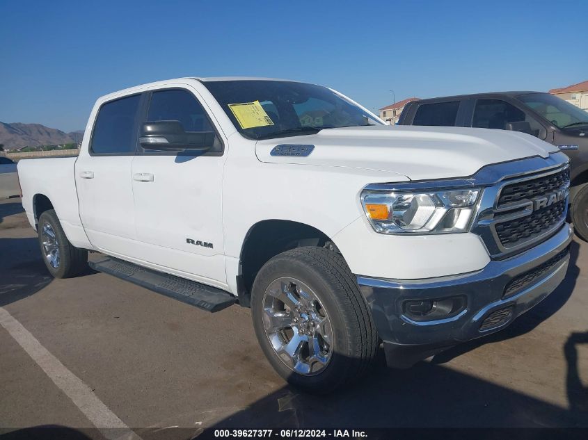 2022 Ram 1500 Big Horn 4X2 6'4 Box VIN: 1C6RREMT5NN398256 Lot: 39627377