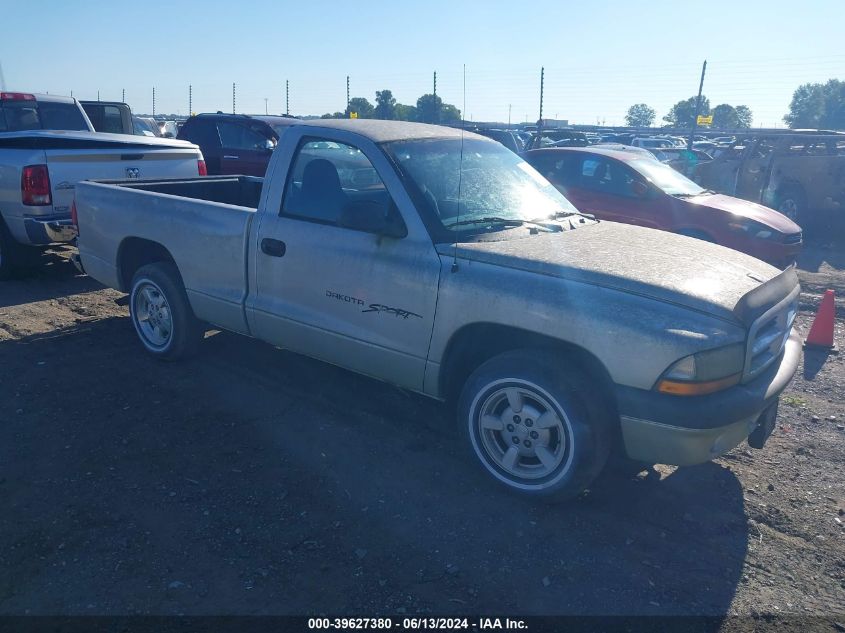 2001 Dodge Dakota Slt/Sport VIN: 1B7FL26X61S121946 Lot: 39627380