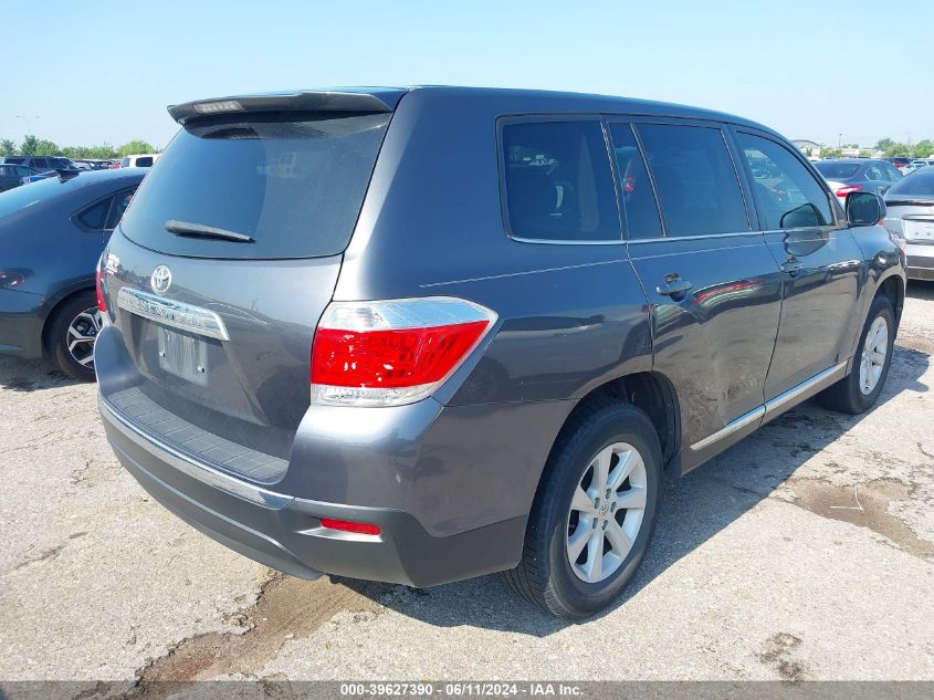 2013 TOYOTA HIGHLANDER PLUS - 5TDZA3EH2DS035808