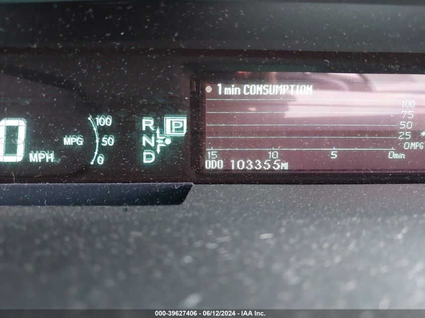 2011 Toyota Prius Two VIN: JTDKN3DU2B1449136 Lot: 39627406