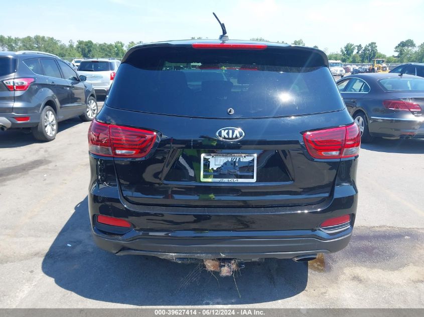 2019 Kia Sorento Lx/S VIN: 5XYPG4A5XKG479813 Lot: 39627414