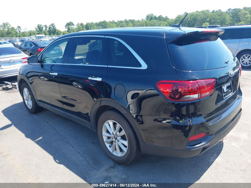 2019 Kia Sorento Lx/S VIN: 5XYPG4A5XKG479813 Lot: 39627414