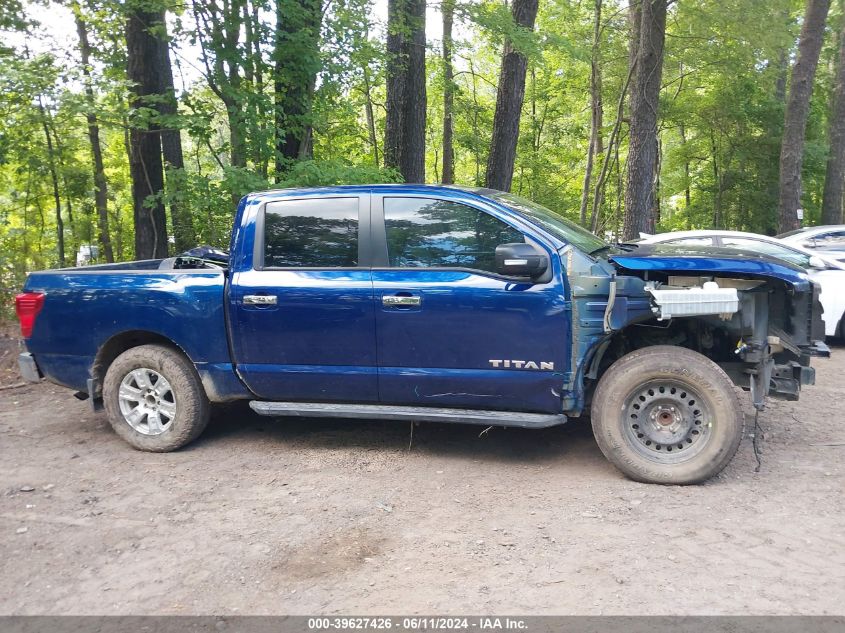 2017 Nissan Titan Sv VIN: 1N6AA1EKXHN562968 Lot: 39627426