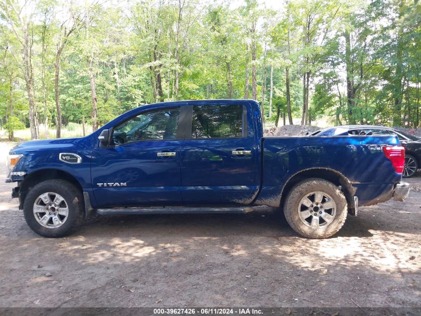 2017 Nissan Titan Sv VIN: 1N6AA1EKXHN562968 Lot: 39627426