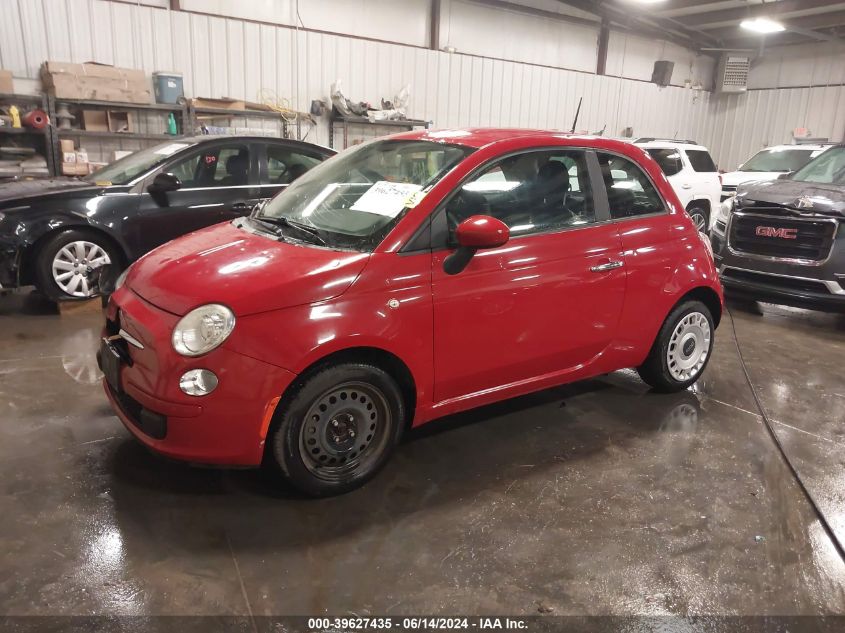 2012 Fiat 500 Pop VIN: 3C3CFFARXCT351666 Lot: 39627435